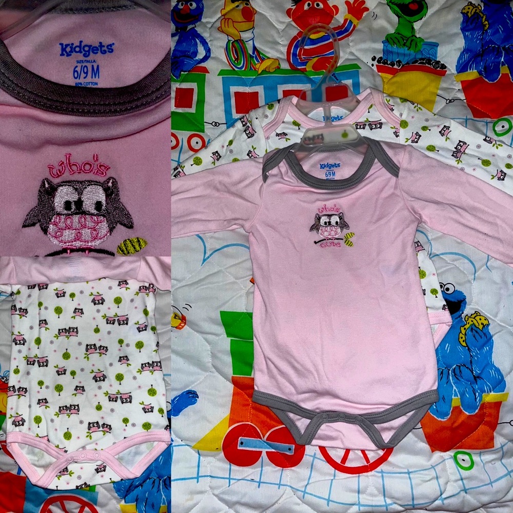 Baby girl onesie set